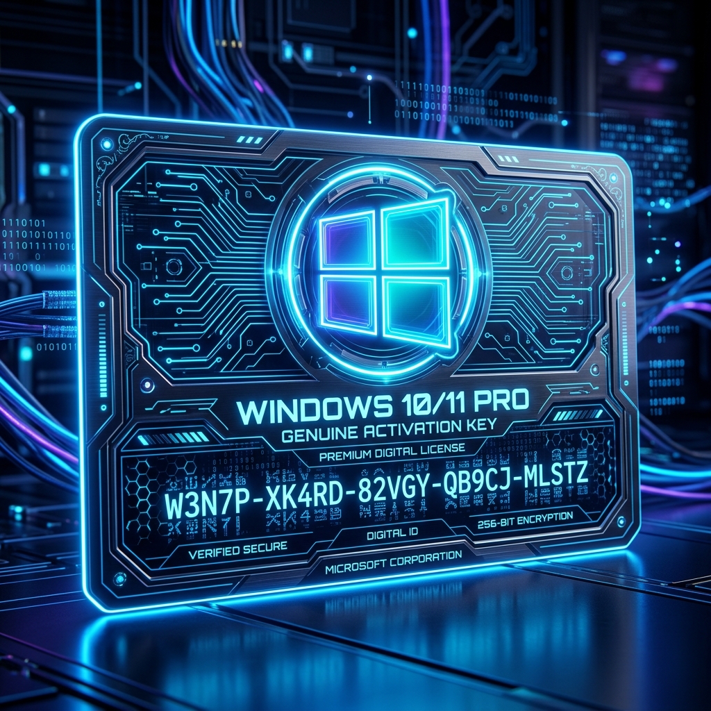 مفتاح تفعيل ويندوز 10/11 برو أصلي - دائم (Genuine Windows 10/11 Pro activation key)